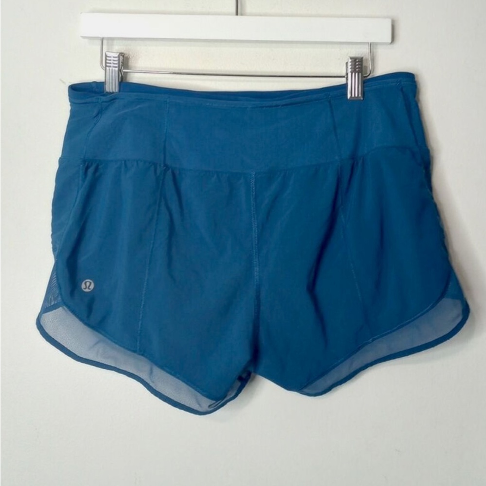 Lululemon size 4 shorts with mesh embellishment
